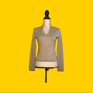 🟠 INDIVI 🟠 unique collar long sleeve top